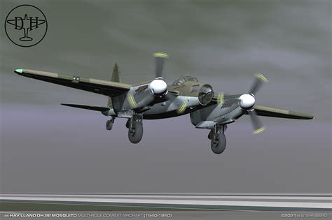 de Havilland DH.98 Mosquito Multi-role Combat Aircraft :: Behance