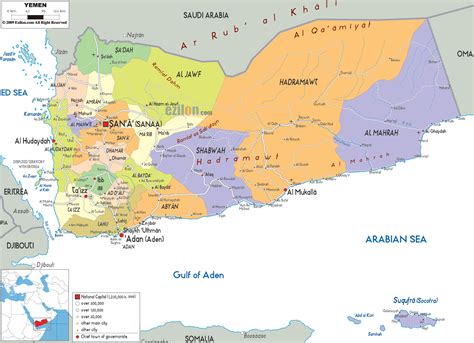 Maps of Yemen | Map Library | Maps of the World