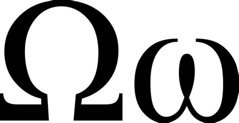 Omega Symbol Sign and It's Meaning - Greek Alphabet Ω ω Ohm Symbol