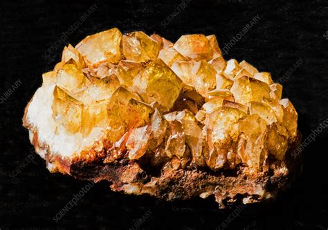 Citrine Quartz - Stock Image - C028/5851 - Science Photo Library