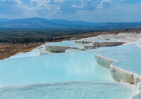 Hot Springs And Cascades At Pamukkale In Turkey Stock Photo - Image of spring, famous: 34789926