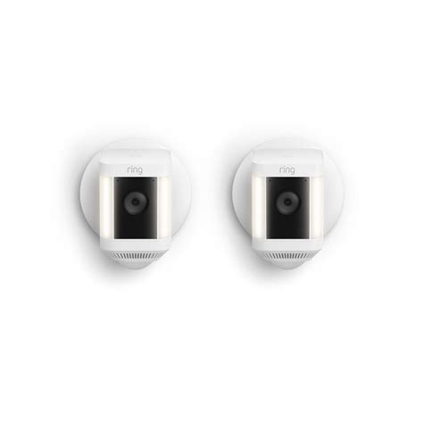 2-Pack Spotlight Cam Plus Wired | Outdoor Wired Security Camera | Ring