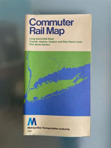 MTA COMMUTER RAIL Map 1981 (never opened) $13.00 - PicClick