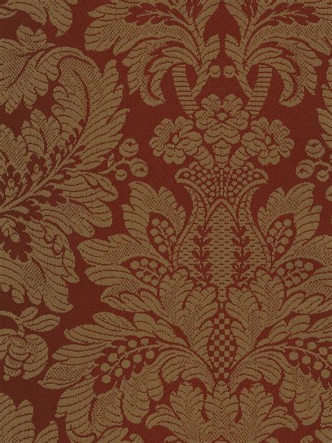 Interior Place - Burgundy Leaf Floral Damask Wallpaper, $42.05 (http ...