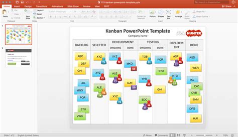 Free Kanban Board Templates for PowerPoint