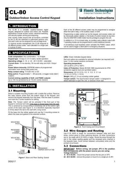 Installation Guide - Visonic Technologies