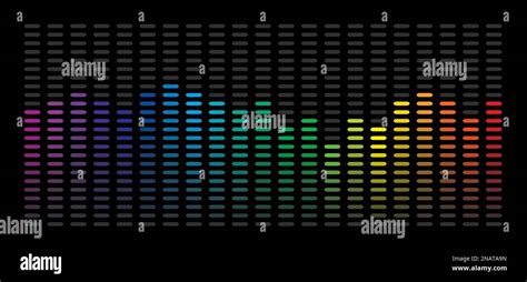 Digital equalizer or equaliser symbol. pulse musical. Music sound wave ...