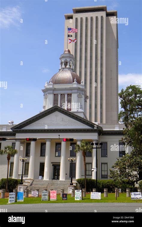 Tallahassee Florida Florida State Capitol Historic Old Capitol Stock Photo: 57866584 - Alamy