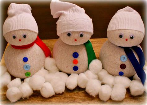 19 Sock Snowman DIY Crafts | Guide Patterns