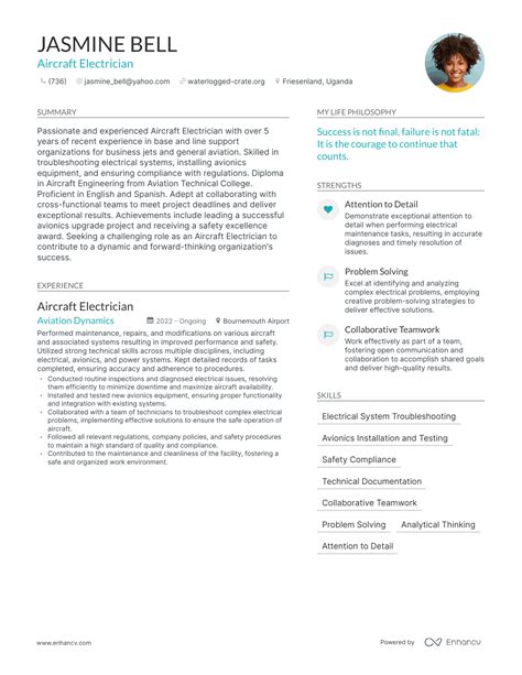 3 Successful Aircraft Electrician Resume Examples And Writing Tips for 2024