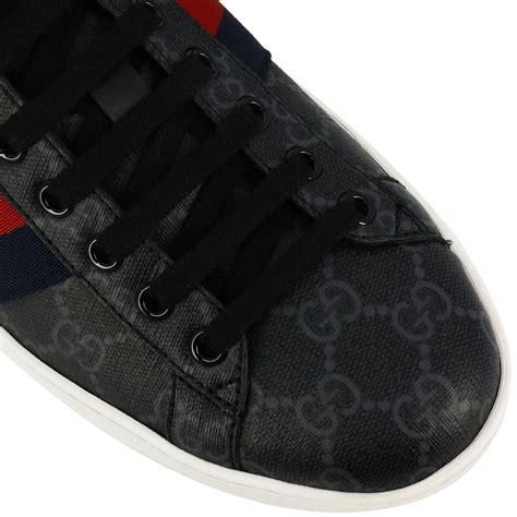 GUCCI: Shoes men | Sneakers Gucci Men Black | Sneakers Gucci 429445 K2LH0 Giglio EN