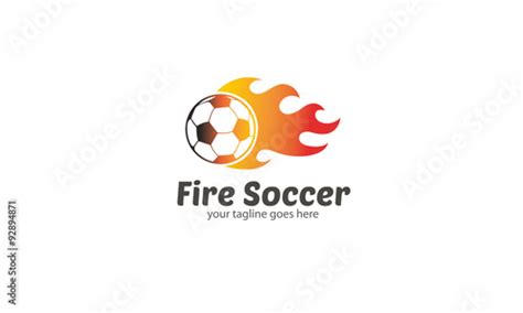 "Fire Soccer - Fire Football Logo" Stock image and royalty-free vector files on Fotolia.com ...