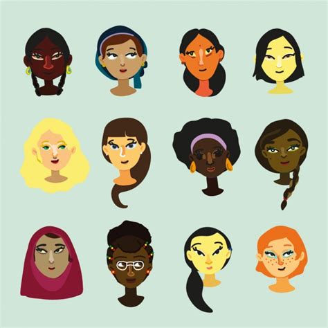 multicultural faces clip art 10 free Cliparts | Download images on Clipground 2024