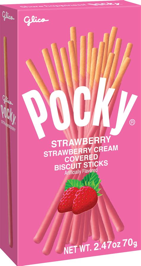 Buy Glico Pocky Sticks, Strawberry Cream, 70 Gm Online at Lowest Price ...