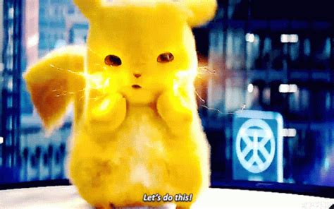 Detective Pikachu Lets Do This GIF - Detective Pikachu Lets Do This We ...