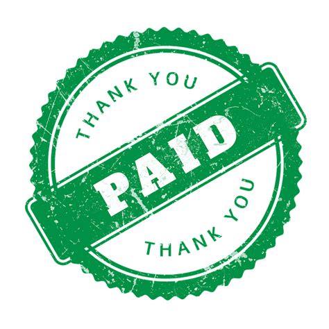 Download Paid, Rubber Stamp, Thank You. Royalty-Free Stock Illustration Image - Pixabay