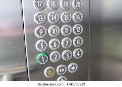 Elevator Buttons Company Numbers Kone 24 Stock Photo 1741733363 ...