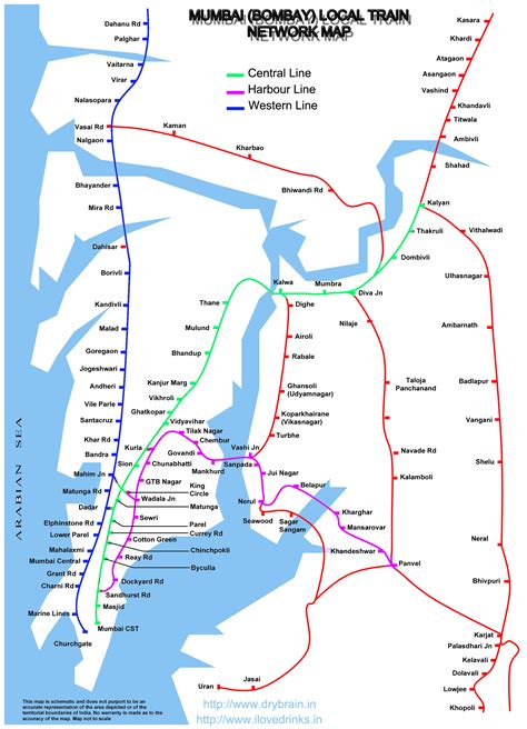 List of stations mumbai local train, Central, harbour and western along with Distance and map ...