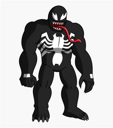 Collection Of Free Venom Drawing Cartoon Download On - Illustration, HD Png Download ...