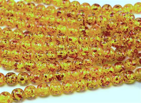 synthetic amber, resin amber, golden amber, brown amber, round bead, 10mm, bead, jewelry making ...