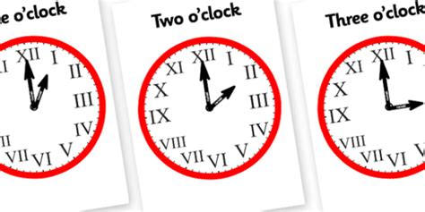 FREE! - Roman Numerals Hourly Clock-roman numerals, hourly clock, clock ...