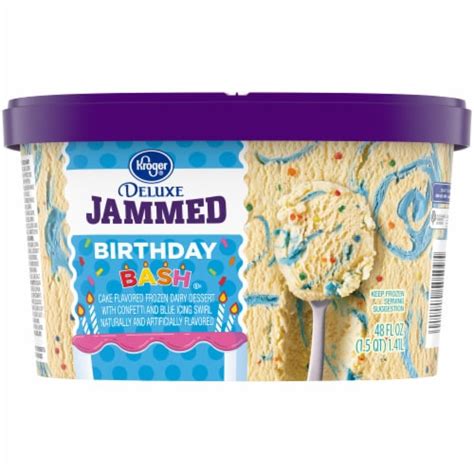 Kroger® Deluxe Jammed Birthday Bash Frozen Dairy Dessert Tub, 48 oz - Pick ‘n Save