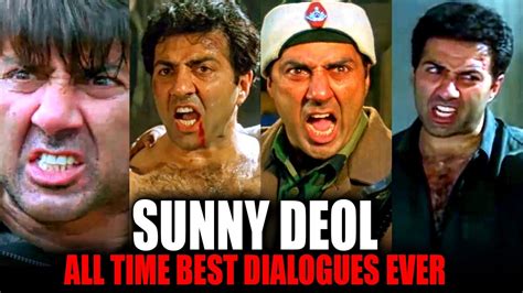 Sunny Deol All Time Best Dialogues Ever | Maa Tujhe Salaam | Ghatak ...