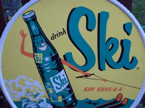 Ski Soda Tin SIgn | Drink signs, Advertising signs, Soda bottles