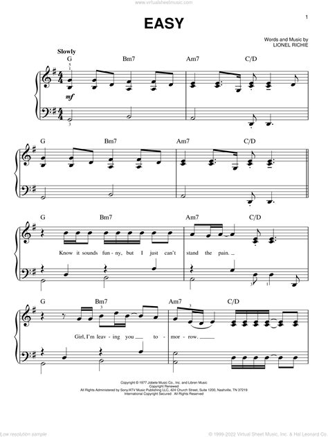 Printable Sheet Music For Piano