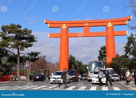 Kyoto torii gate editorial photo. Image of large, sightseeing - 122068756