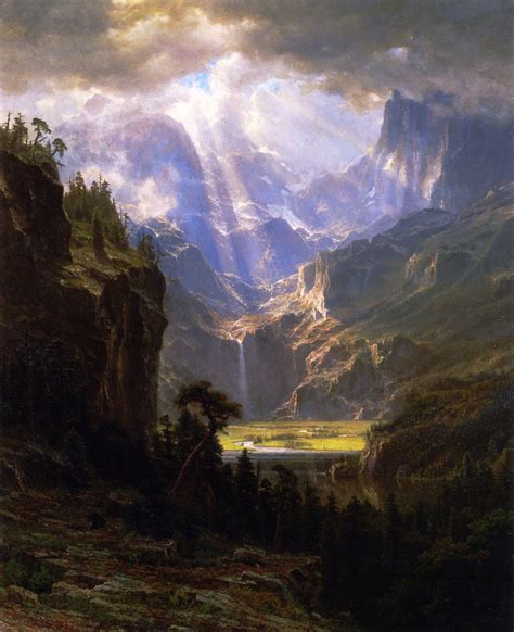 Photo: Rocky Mountains 'Lander's Peak' [1863] | Albert Bierstadt 1860's ...