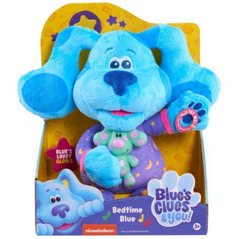 Blue’s Clues & You! Bedtime Blue (13-inch plush) - Just Play | Toys for Kids of All Ages