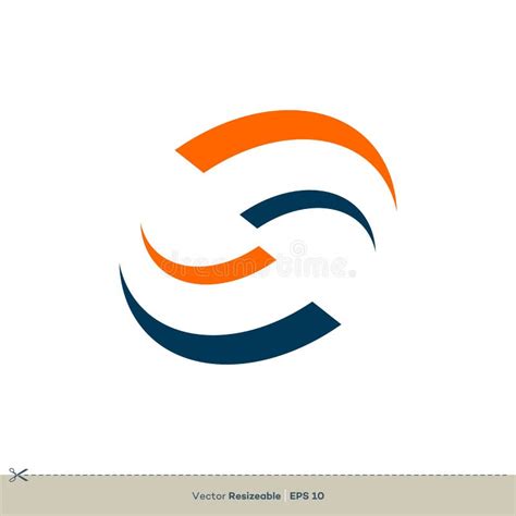 Swoosh Logo Template Illustration Design. Vector EPS 10 Stock Vector ...