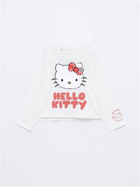 Hello Kitty ©Sanrio print T-shirt - T-shirts - CLOTHING - Girl - Kids - | Lefties UAE - ABU ...