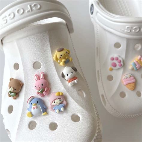 [Charming Deco] Baby Animals (8 Types) Shoe Charm Crocs Jibbitz Croc Shoes Diy Charms Sneaker ...