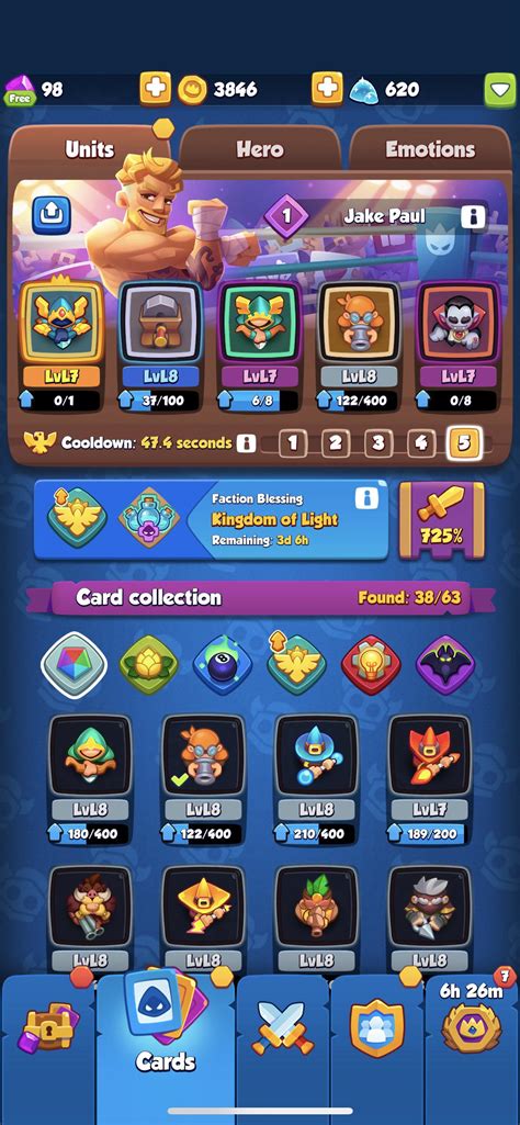 My deck since arena 9, still going! : r/RushRoyale