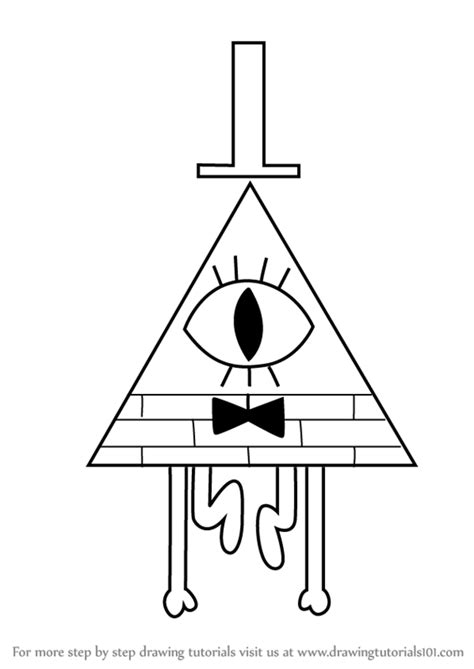 Bill Cipher Drawing See More Ideas About Bill Cipher Gravity Falls Bill ...