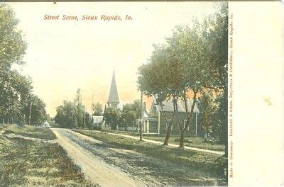 Sioux Rapids IA Early Town View | eBay