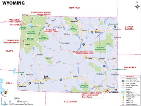 Map Of Cheyenne Wy - Wisconsin State Parks Map