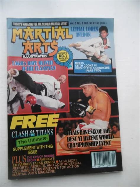 1990 MARTIAL ARTS ILLUSTRATED Magazine VL.3 #5, Ed Parker,Muay Thai ...