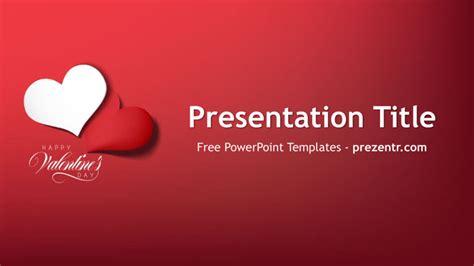 Free Valentine's Day PowerPoint Template - Prezentr