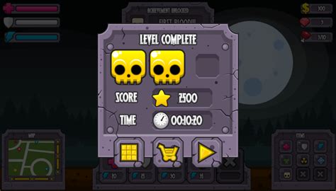 Zombie Graveyard - Game GUI by pzUH