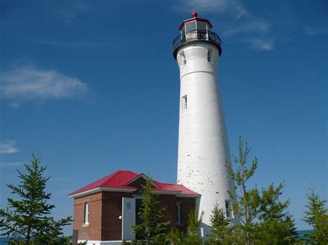 Crisp Point Lighthouse | Beautiful lighthouse, Crisp point lighthouse, Lighthouse