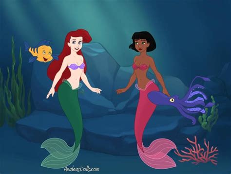 Little Mermaid (Ariel + Gabriella) by TensaiSaiyan on DeviantArt | The little mermaid, Mermaid ...