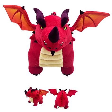 Dragon Plush Toy, Red And Fat Flying Dragon Plushies, Gift For Fans And Kids - Temu