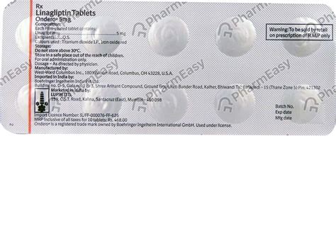 Ondero 5 MG Tablet (10) - Uses, Side Effects, Dosage, Composition ...