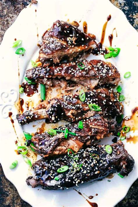 Slow Cooker Sticky Asian Ribs with Sticky Sauce | The Recipe Critic