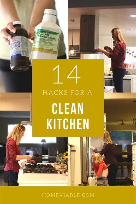 14 Super Simple Kitchen Cleaning Hacks You Need to Use | HomeViable