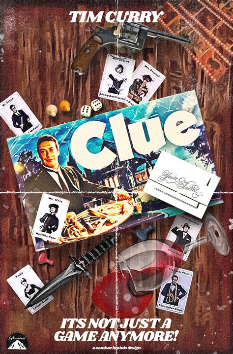 Clue vintage Style Poster - Etsy