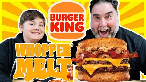 NEW Burger King Whopper Melt Review | Chris Frezza